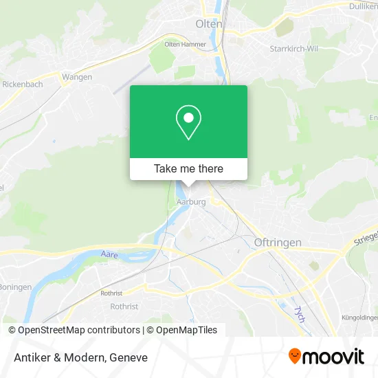 Antiker & Modern map