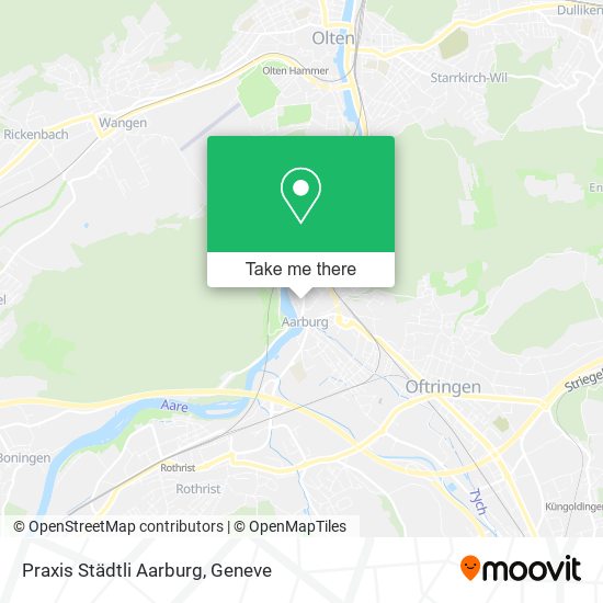 Praxis Städtli Aarburg map