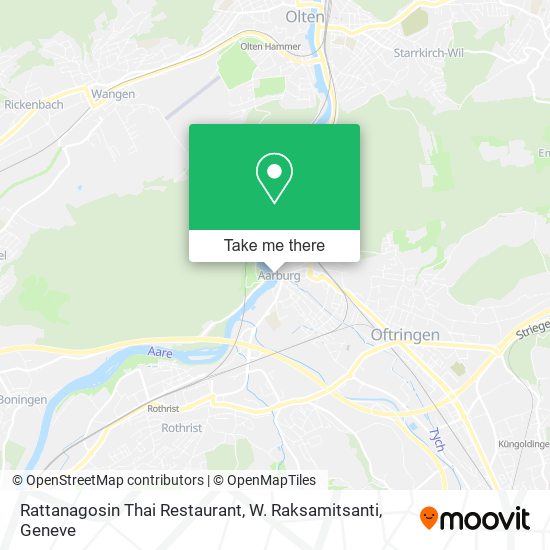 Rattanagosin Thai Restaurant, W. Raksamitsanti map