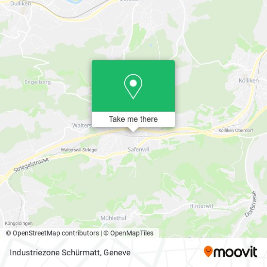 Industriezone Schürmatt map