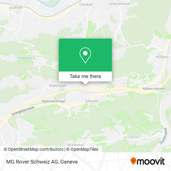 MG Rover Schweiz AG map
