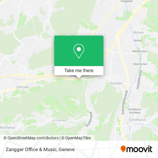 Zangger Office & Music map