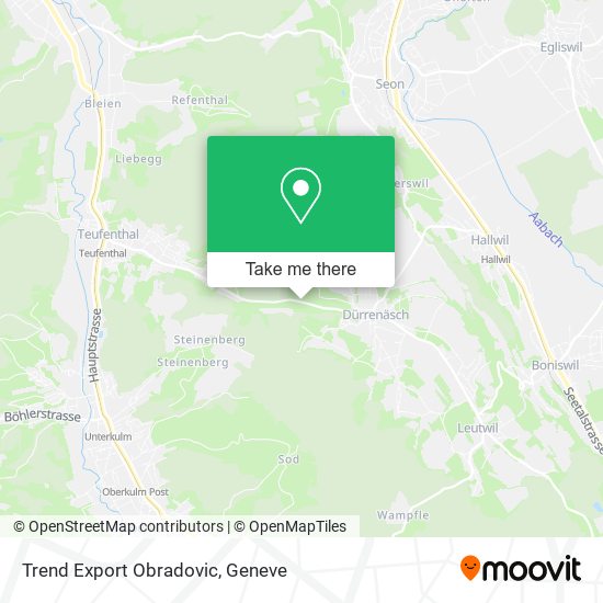 Trend Export Obradovic map