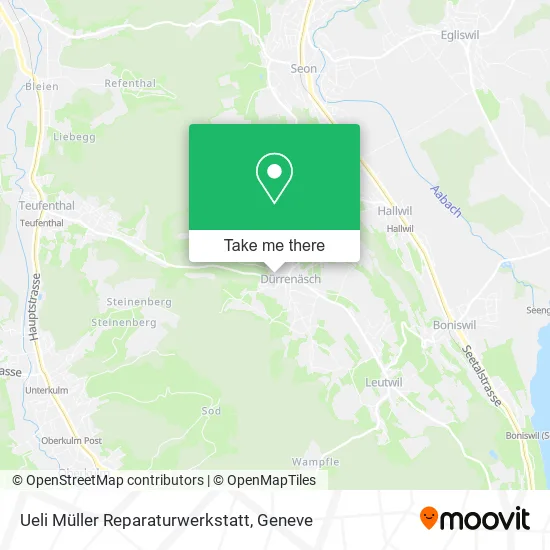 Ueli Müller Reparaturwerkstatt plan