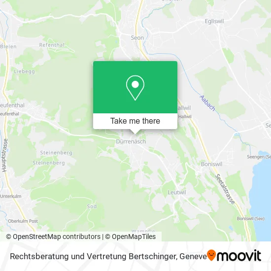 Rechtsberatung und Vertretung Bertschinger map