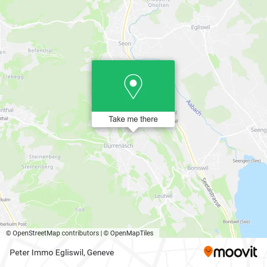 Peter Immo Egliswil map