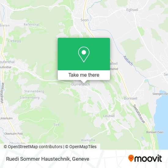 Ruedi Sommer Haustechnik map