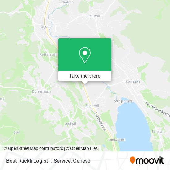 Beat Ruckli Logistik-Service map