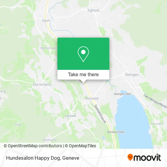 Hundesalon Happy Dog map