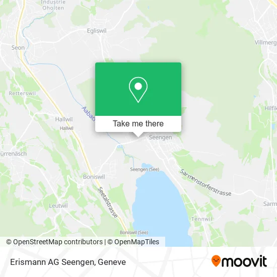 Erismann AG Seengen map