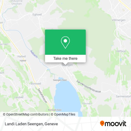 Landi Laden Seengen map