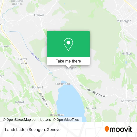 Landi Laden Seengen map