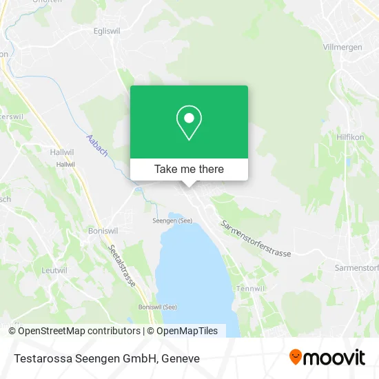 Testarossa Seengen GmbH map