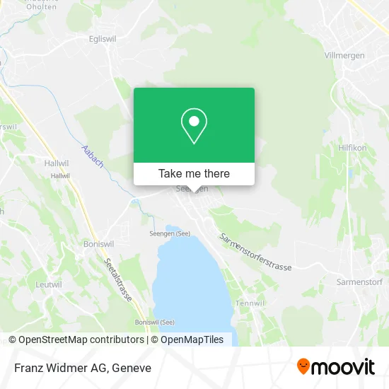 Franz Widmer AG map