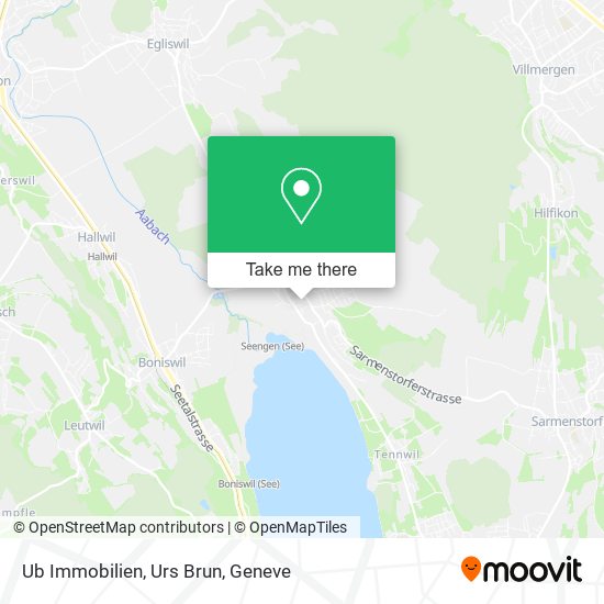 Ub Immobilien, Urs Brun map