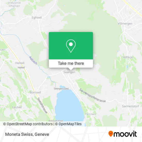 Moneta Swiss map