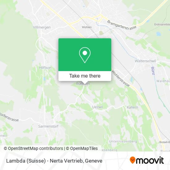 Lambda (Suisse) - Nerta Vertrieb map