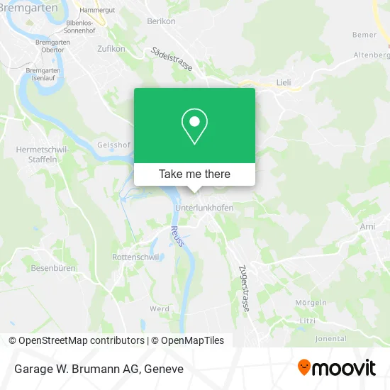 Garage W. Brumann AG map