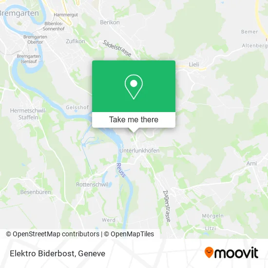 Elektro Biderbost map