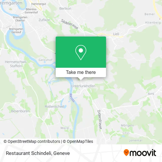 Restaurant Schindeli map