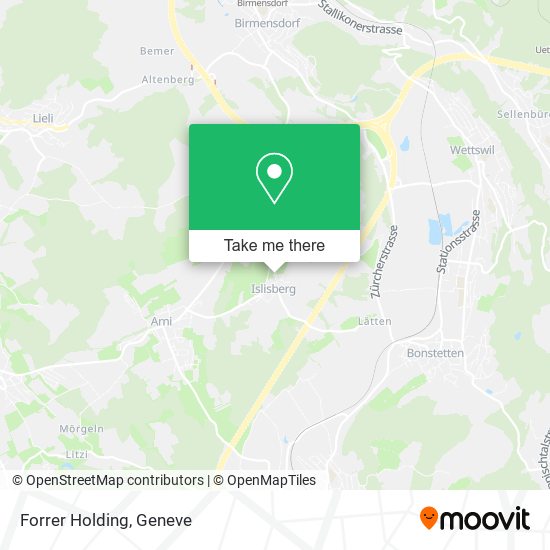 Forrer Holding map