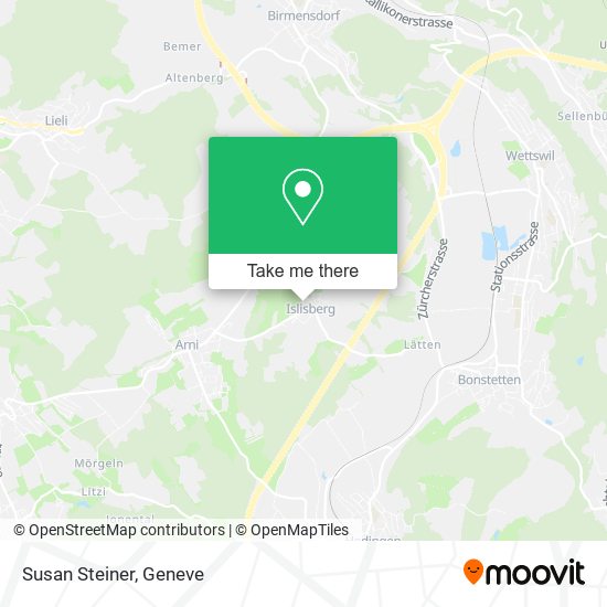 Susan Steiner map