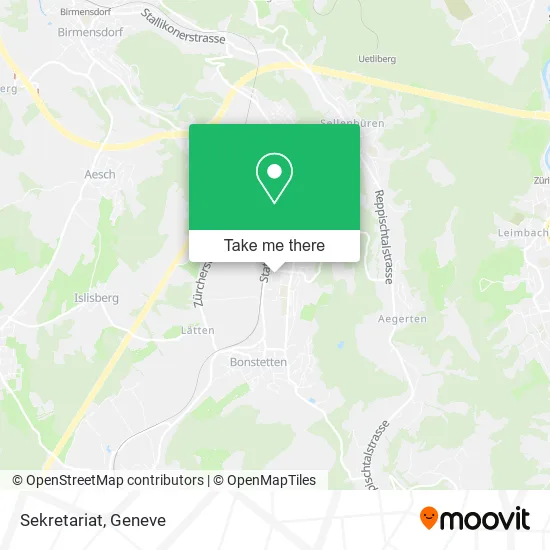 Sekretariat map