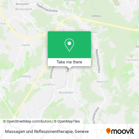 Massagen und Reflexzonentherapie map