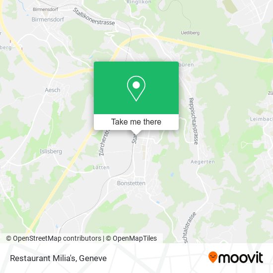 Restaurant Milia's map