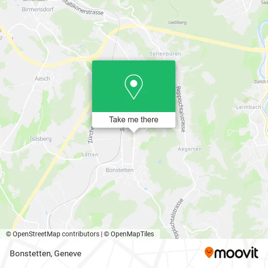 Bonstetten map