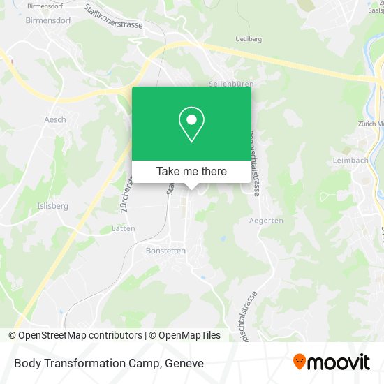 Body Transformation Camp map