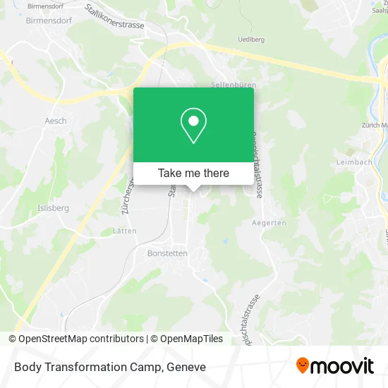 Body Transformation Camp map