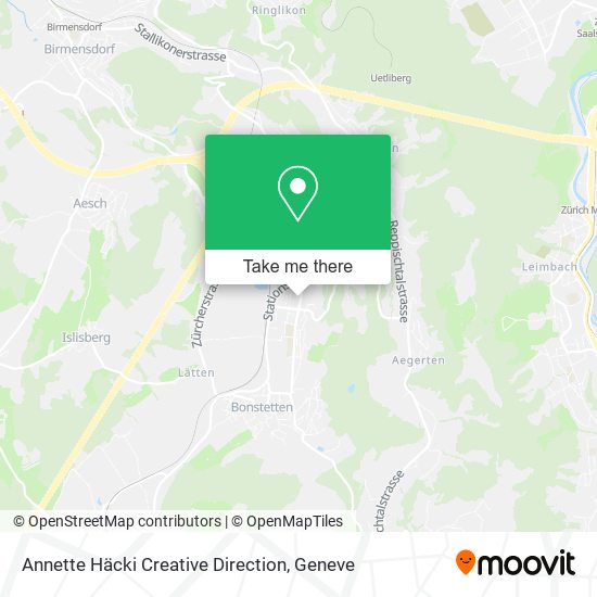 Annette Häcki Creative Direction map