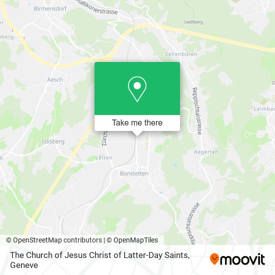 The Church of Jesus Christ of Latter-Day Saints map