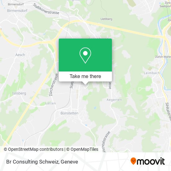 Br Consulting Schweiz map