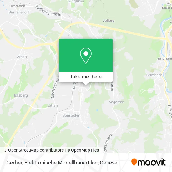 Gerber, Elektronische Modellbauartikel map