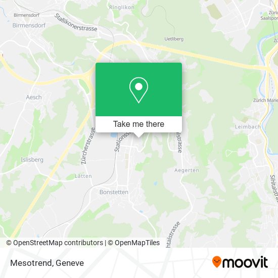 Mesotrend map