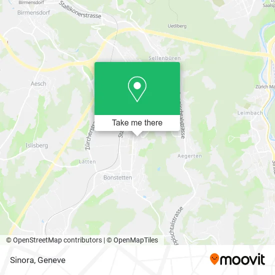 Sinora map