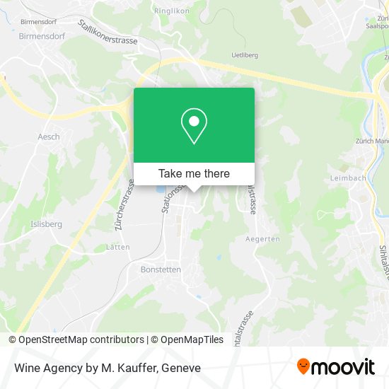 Wine Agency by M. Kauffer map