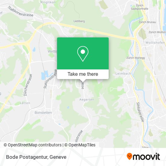 Bode Postagentur map