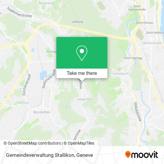 Gemeindeverwaltung Stallikon map