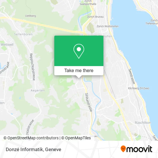 Donzé Informatik map