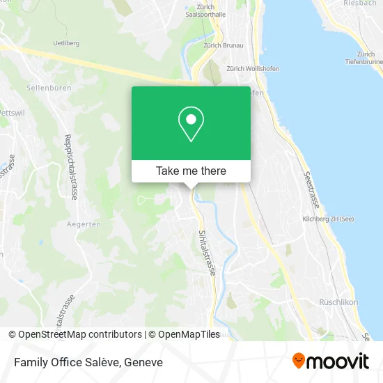 Family Office Salève map