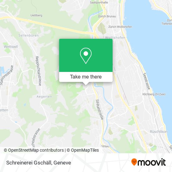 Schreinerei Gschäll map