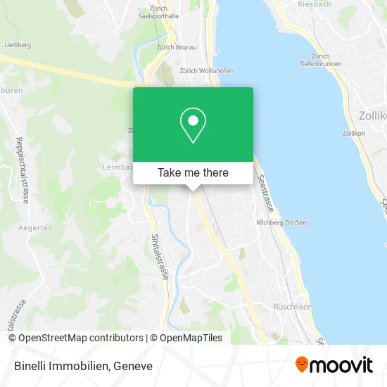 Binelli Immobilien map