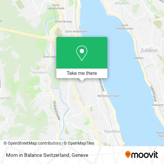 Mom in Balance Switzerland map
