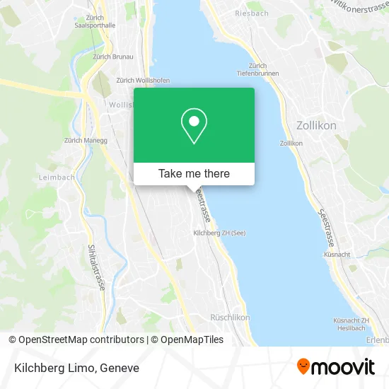 Kilchberg Limo map