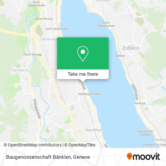 Baugenossenschaft Bänklen map