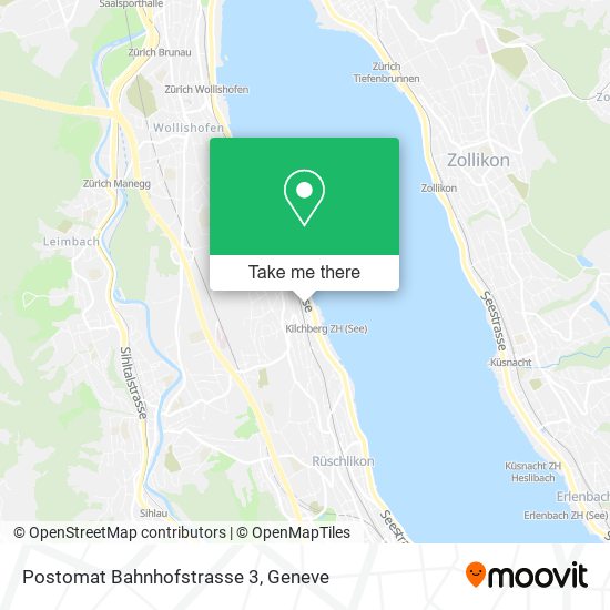 Postomat Bahnhofstrasse 3 map
