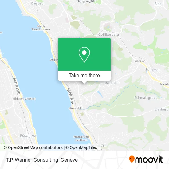 T.P. Wanner Consulting map